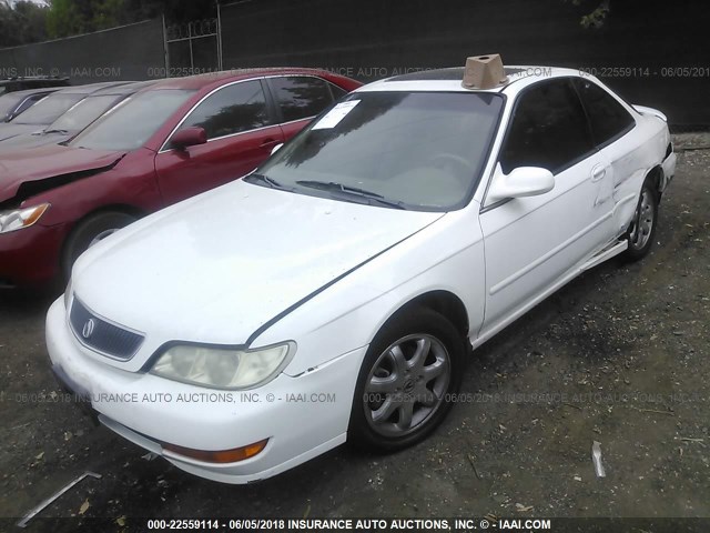 19UYA2257WL009811 - 1998 ACURA 3.0CL Ақ фото 2