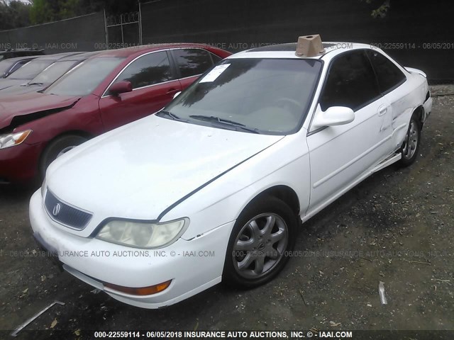 19UYA2257WL009811 - 1998 ACURA 3.0CL WHITE photo 2