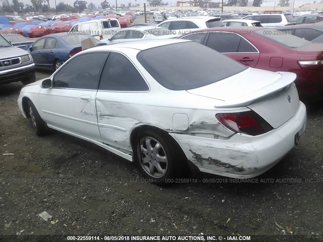 19UYA2257WL009811 - 1998 ACURA 3.0CL WHITE photo 3