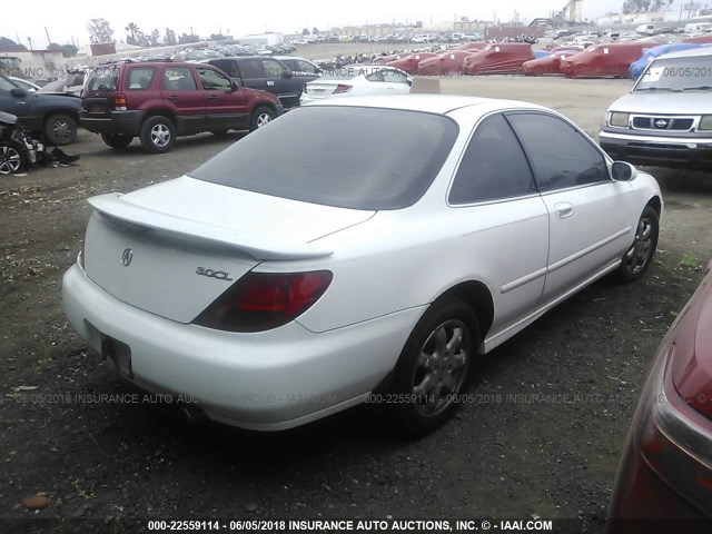 19UYA2257WL009811 - 1998 ACURA 3.0CL WHITE photo 4