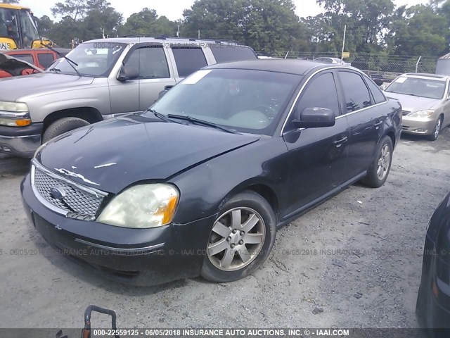 1FAHP24157G132045 - 2007 FORD FIVE HUNDRED SEL BLACK photo 2
