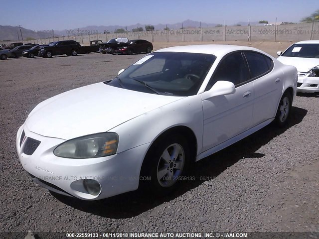 2G2WP522551347499 - 2005 PONTIAC GRAND PRIX WHITE photo 2