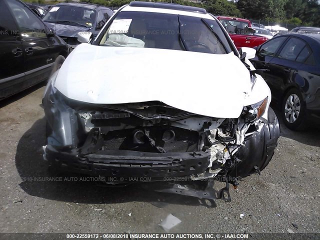 5J6TF1H54AL004760 - 2010 HONDA ACCORD CROSSTOUR EXL WHITE photo 6