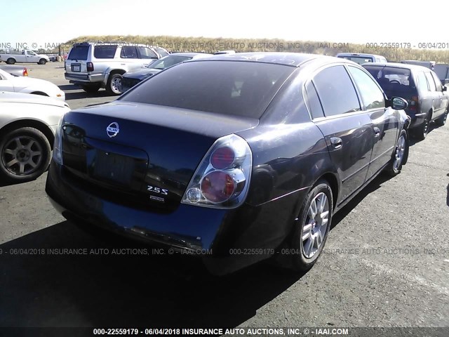 1N4AL11D66N406644 - 2006 NISSAN ALTIMA S/SL BLUE photo 4