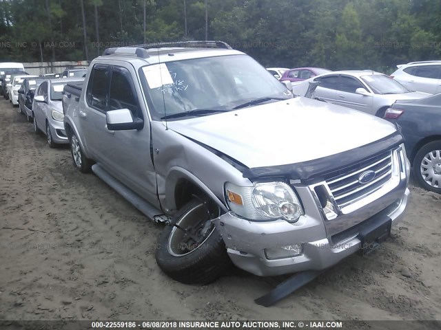 1FMEU33877UA29488 - 2007 FORD EXPLORER SPORT TR LIMITED SILVER photo 1