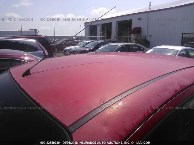 KL1TD52615B485820 - 2005 CHEVROLET AVEO LS RED photo 6