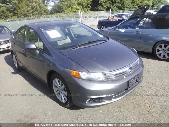 19XFB2F94CE010905 - 2012 HONDA CIVIC EXL 灰色 照片 1