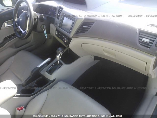 19XFB2F94CE010905 - 2012 HONDA CIVIC EXL 灰色 照片 5