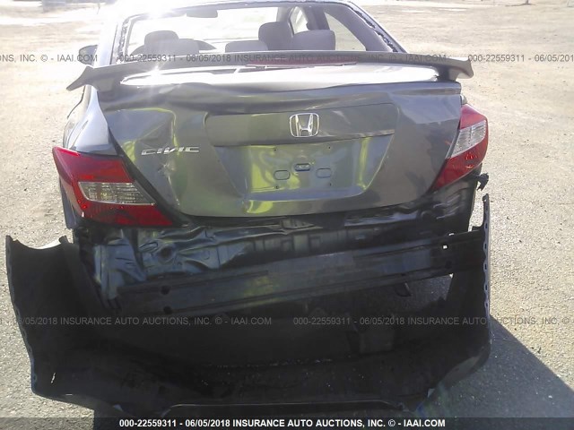 19XFB2F94CE010905 - 2012 HONDA CIVIC EXL 灰色 照片 6