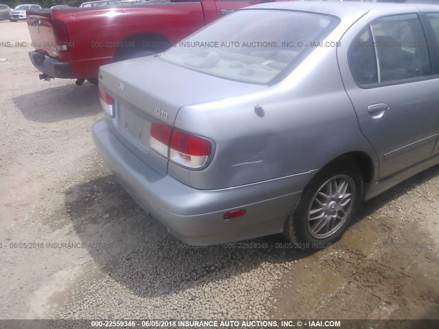 JNKCP11A2YT308978 - 2000 INFINITI G20 SILVER photo 6