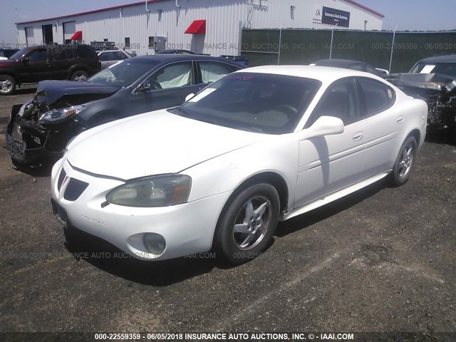 2G2WP522341232494 - 2004 PONTIAC GRAND PRIX GT WHITE photo 2