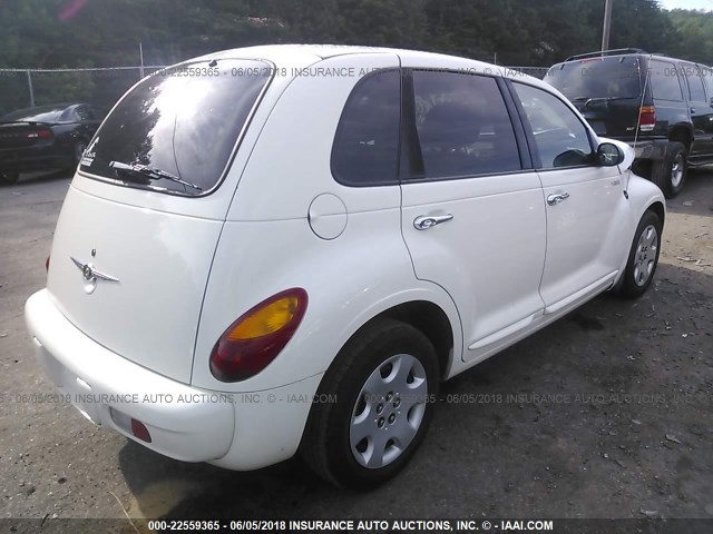 3C4FY48BX3T576749 - 2003 CHRYSLER PT CRUISER CLASSIC WHITE photo 4