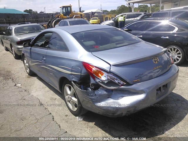 4T1CA38P14U021009 - 2004 TOYOTA CAMRY SOLARA SE/SLE ღია ლურჯი ფოტო 3