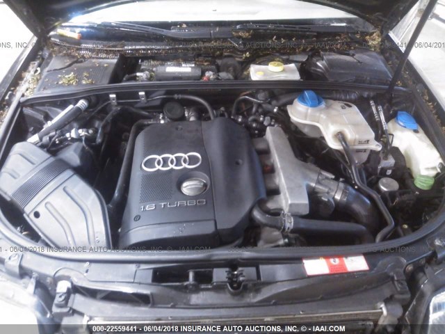 WAULC68E54A155146 - 2004 AUDI A4 1.8T QUATTRO BLACK photo 10