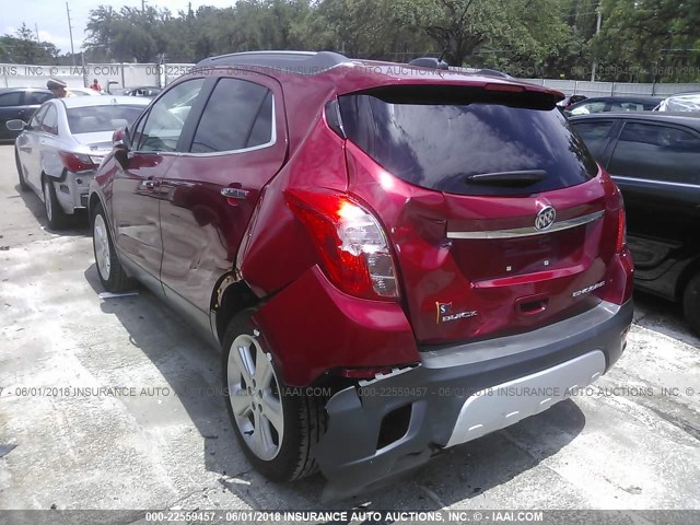 KL4CJBSBXGB685234 - 2016 BUICK ENCORE CONVENIENCE RED photo 6