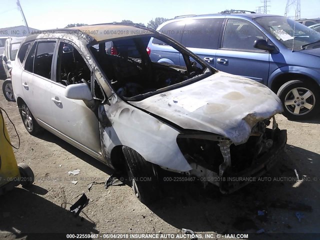 KNAFG525377075740 - 2007 KIA RONDO LX/EX WHITE photo 1