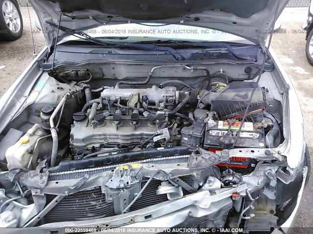 3N1CB51D53L785860 - 2003 NISSAN SENTRA XE/GXE GRAY photo 10