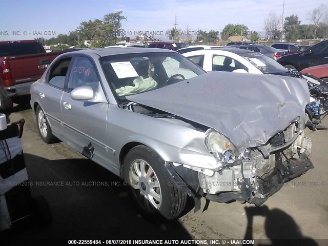 KMHWF35H75A154520 - 2005 HYUNDAI SONATA GLS/LX SILVER photo 1