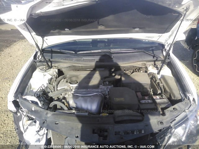 4T1BF1FK1DU654134 - 2013 TOYOTA CAMRY L/SE/LE/XLE 白色 照片 10