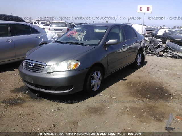 1NXBR30E47Z815442 - 2007 TOYOTA COROLLA CE/LE/S GRAY photo 2