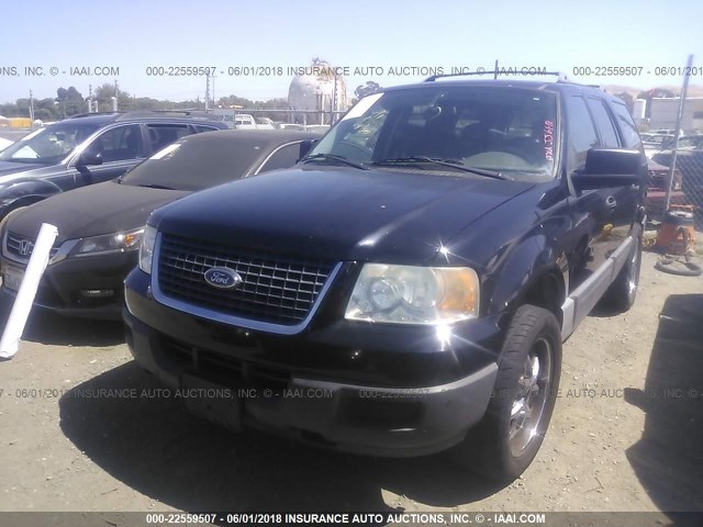 1FMRU13W64LB69022 - 2004 FORD EXPEDITION XLS BLACK photo 2