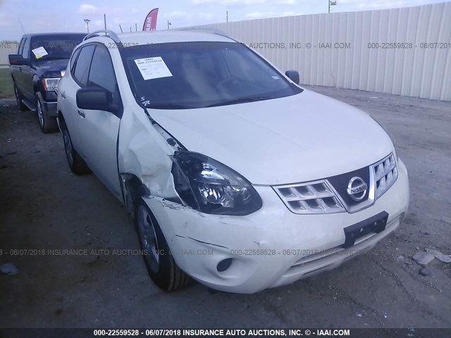 JN8AS5MT4EW614476 - 2014 NISSAN ROGUE SELECT S WHITE photo 1