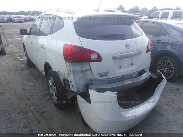 JN8AS5MT4EW614476 - 2014 NISSAN ROGUE SELECT S WHITE photo 3