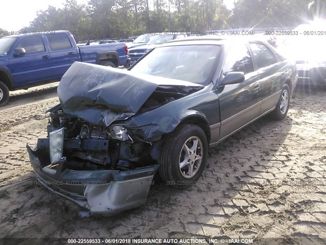 4T1BG22K7YU737551 - 2000 TOYOTA CAMRY CE/LE/XLE GREEN photo 2