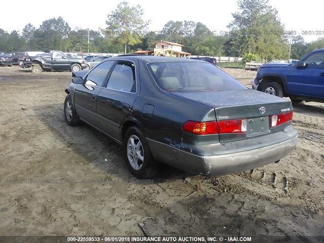 4T1BG22K7YU737551 - 2000 TOYOTA CAMRY CE/LE/XLE GREEN photo 3