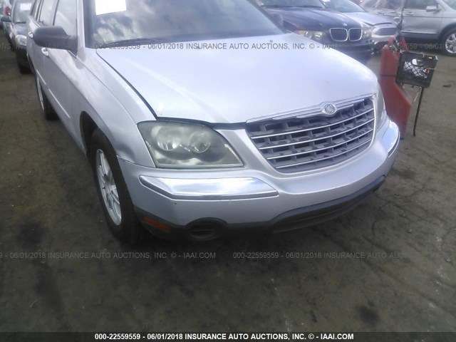 2C4GM68415R549667 - 2005 CHRYSLER PACIFICA TOURING SILVER photo 6