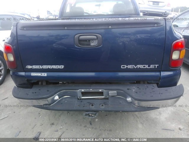 1GCEC14VXXZ151507 - 1999 CHEVROLET SILVERADO C1500 Dark Blue photo 6