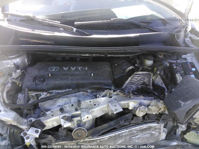 JTLKE50E281011885 - 2008 TOYOTA SCION XB Gümüş foto 10