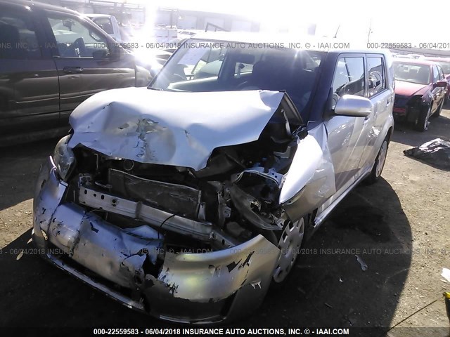 JTLKE50E281011885 - 2008 TOYOTA SCION XB Gümüş foto 2