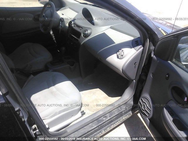 1G8AJ52F03Z164942 - 2003 SATURN ION LEVEL 2 BLACK photo 5