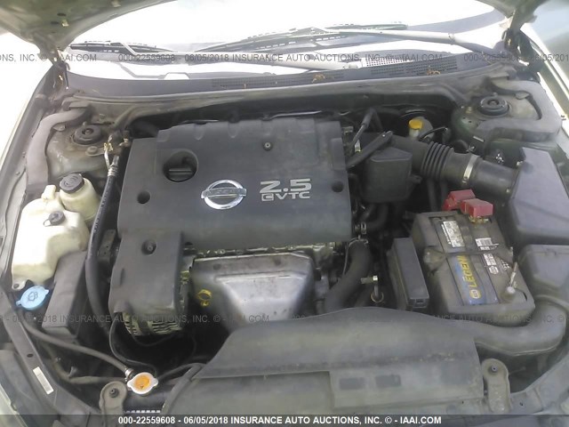 1N4AL11D35C285985 - 2005 NISSAN ALTIMA S/SL 绿色 照片 10