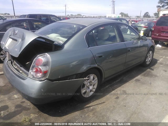 1N4AL11D35C285985 - 2005 NISSAN ALTIMA S/SL GREEN photo 4