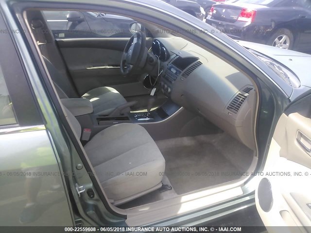 1N4AL11D35C285985 - 2005 NISSAN ALTIMA S/SL 绿色 照片 5