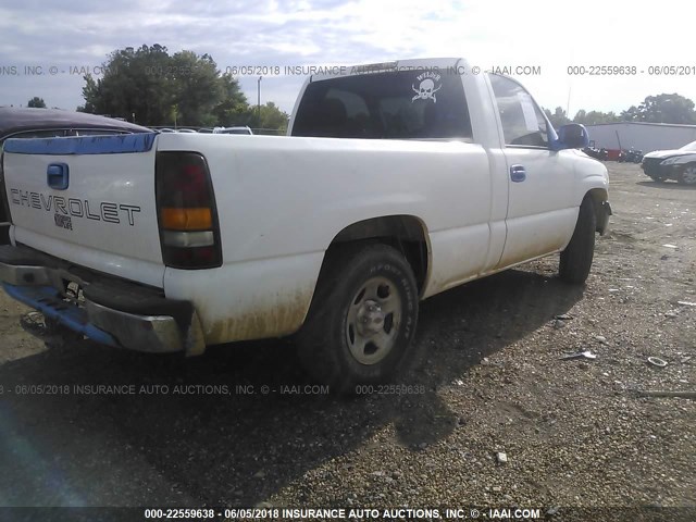 1GCEC14Z92Z304616 - 2002 CHEVROLET SILVERADO C1500 WHITE photo 4