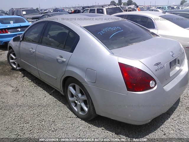 1N4BA41EX5C847790 - 2005 NISSAN MAXIMA SE/SL SILVER photo 3