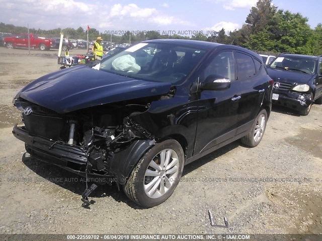 KM8JU3AC2DU675300 - 2013 HYUNDAI TUCSON GLS/LIMITED 黑色 照片 2
