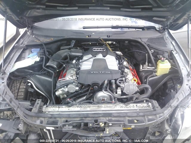 WA1DGAFE5ED005341 - 2014 AUDI Q7 PRESTIGE GRAY photo 10