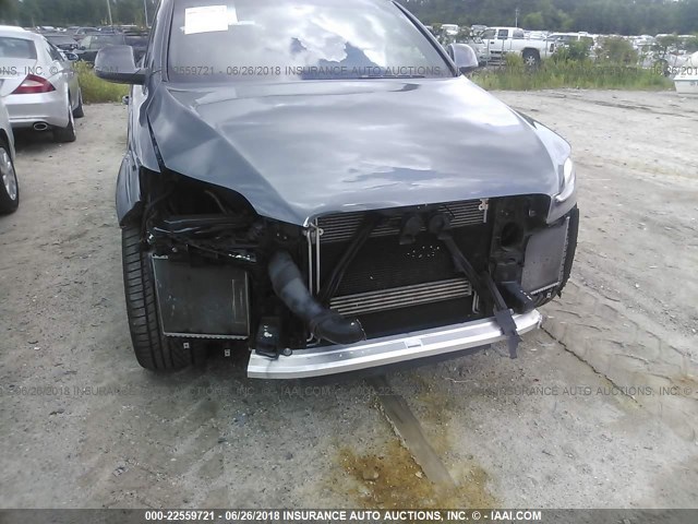 WA1DGAFE5ED005341 - 2014 AUDI Q7 PRESTIGE GRAY photo 6