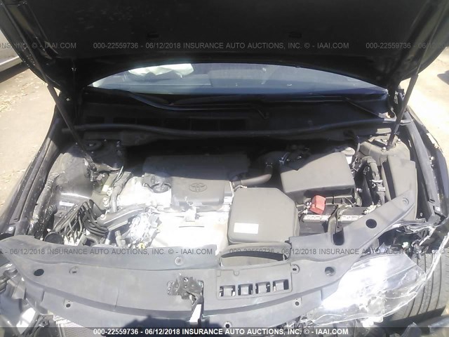 4T1BF1FKXGU128735 - 2016 TOYOTA CAMRY LE/XLE/SE/XSE BLACK photo 10