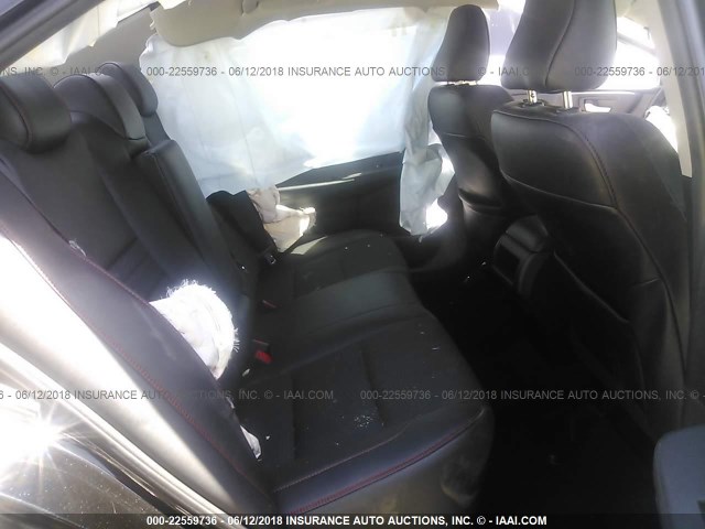 4T1BF1FKXGU128735 - 2016 TOYOTA CAMRY LE/XLE/SE/XSE BLACK photo 8