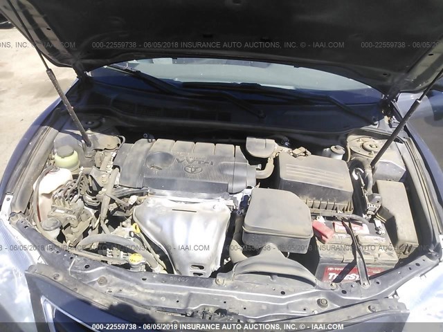 4T4BF3EK1BR217184 - 2011 TOYOTA CAMRY SE/LE/XLE 银色 照片 10