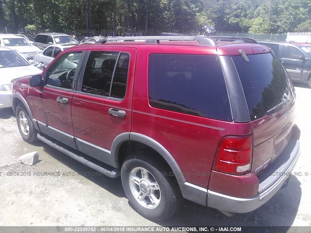 1FMZU63K13UA43041 - 2003 FORD EXPLORER XLT/XLT SPORT/NBX 红色 照片 3