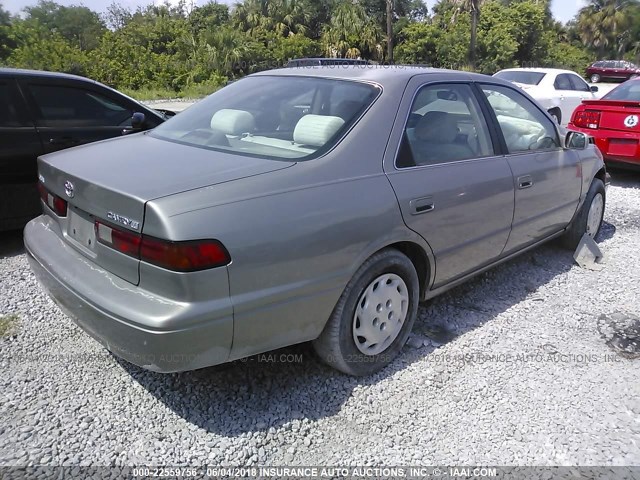 4T1BG22K0XU436344 - 1999 TOYOTA CAMRY CE/LE/XLE 金色 照片 4