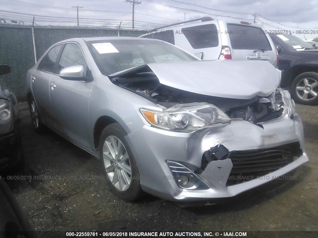 4T1BK1FK2CU016095 - 2012 TOYOTA CAMRY SE/XLE SILVER photo 1