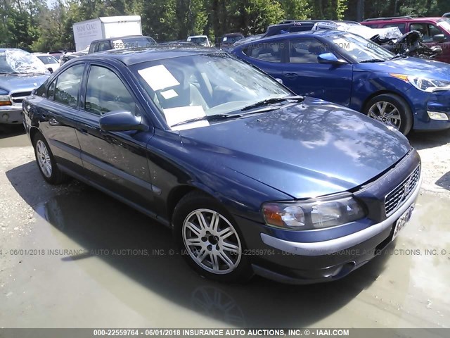 YV1RS61T432273068 - 2003 VOLVO S60 Azul foto 1
