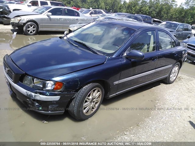 YV1RS61T432273068 - 2003 VOLVO S60 Azul foto 2